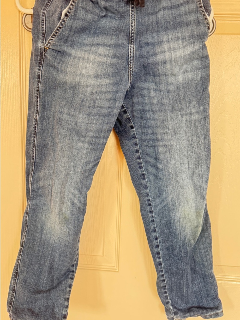 Boy Cotton lined Blue Washed Denim Jeans